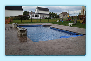 installation piscine creusée Roxanne