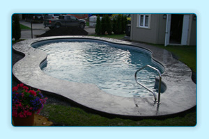 installation piscine creusée Giroux
