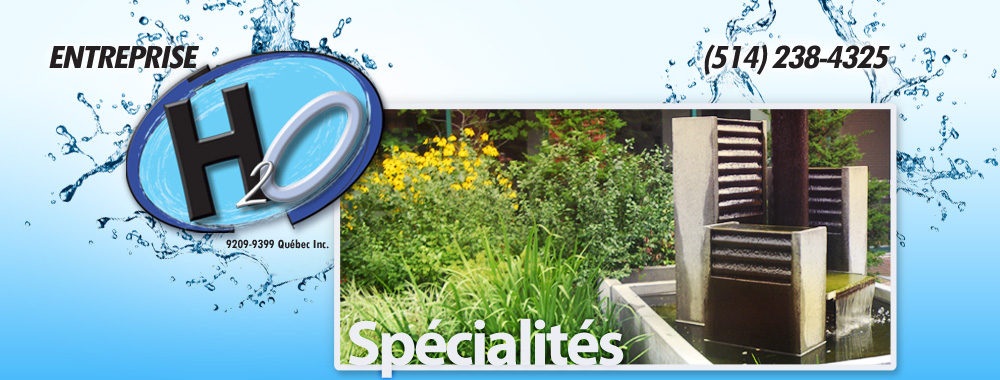 Projets spéciaux piscine creusée - Entreprise h2o